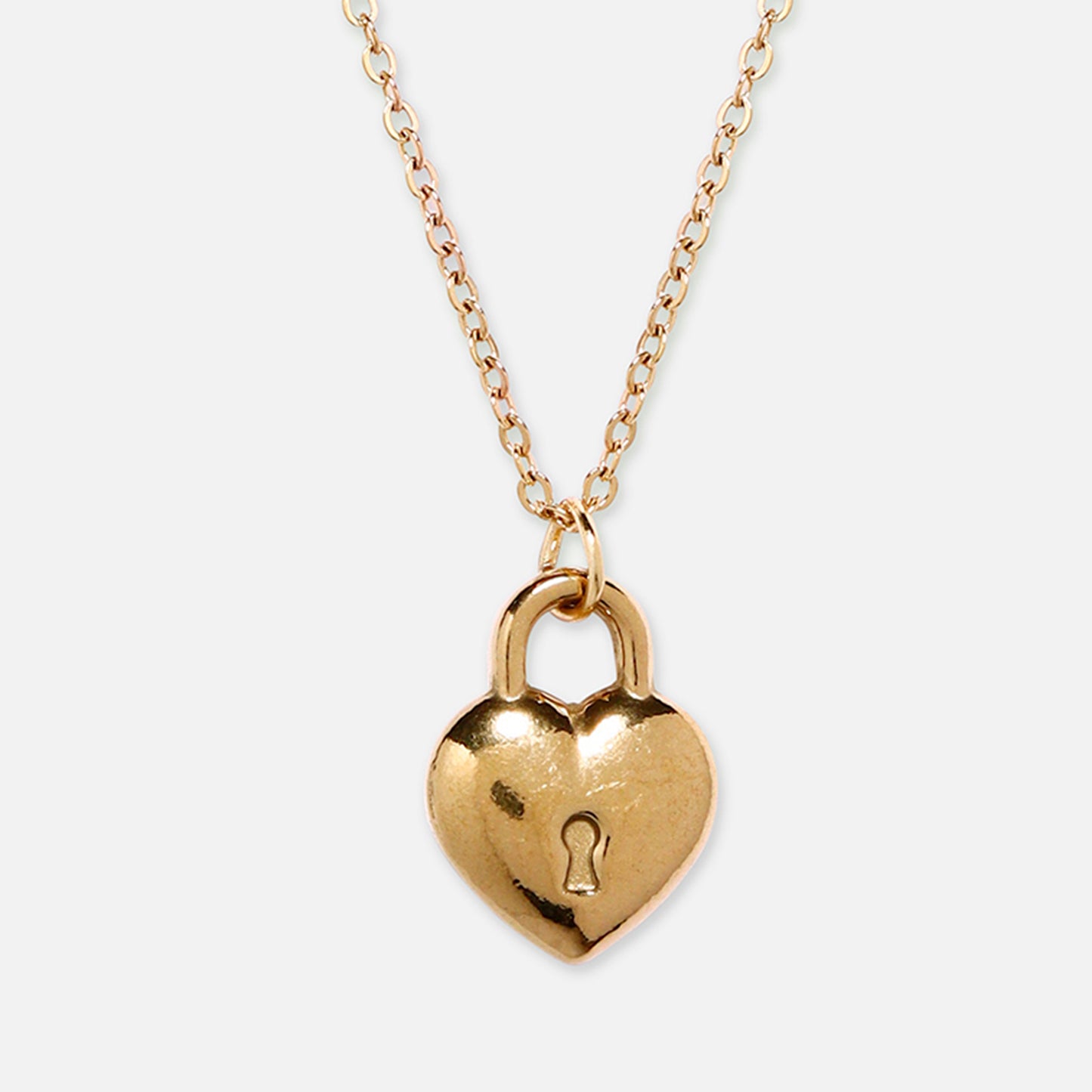 Heart Shape Lock Cherly Pendant