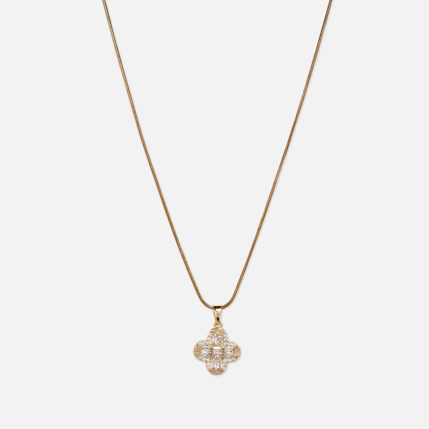 Cherly New Luxury Gold-Plated Stainless Steel Pendant