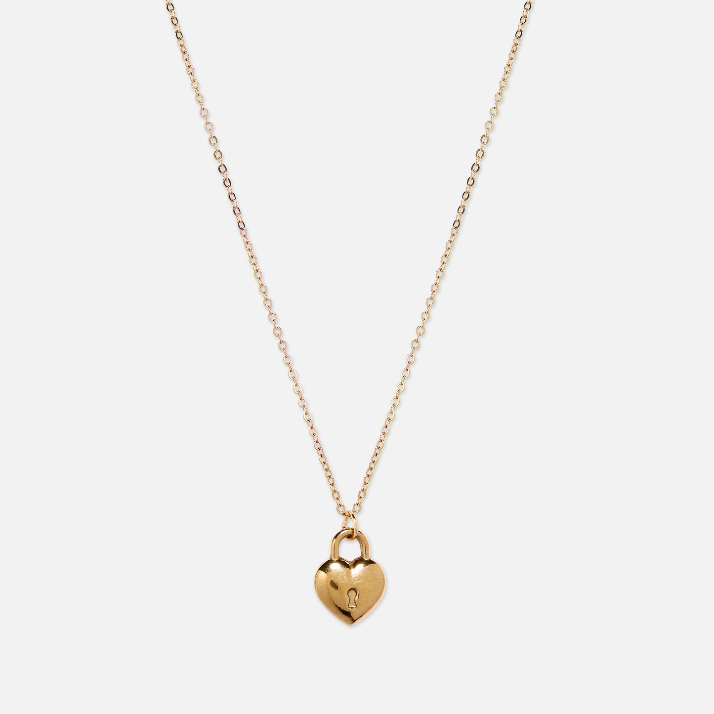 Heart Shape Lock Cherly Pendant