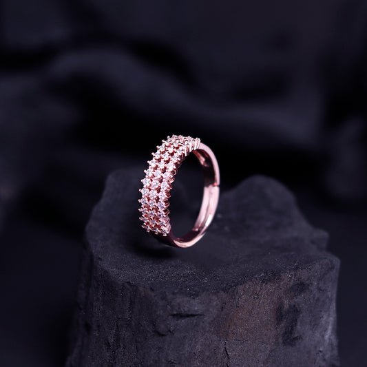 CHERLY Gold-Plated Finger Ring For Girls & Women