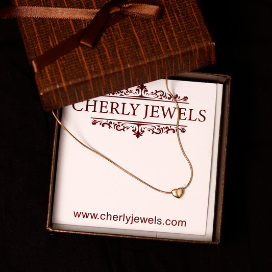 Love Heart Alloy Necklace For Women