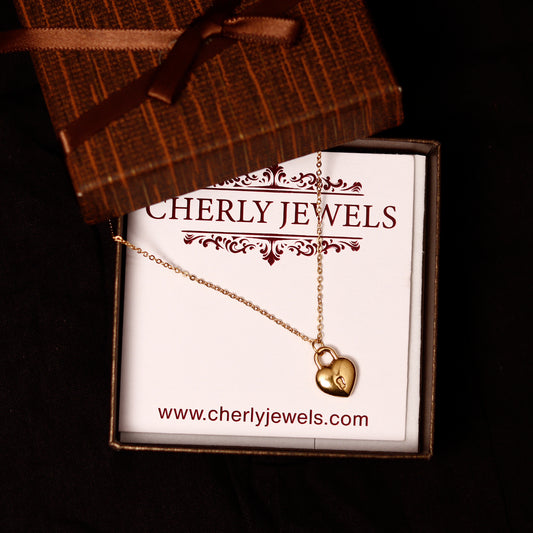 Heart Shape Lock Cherly Pendant